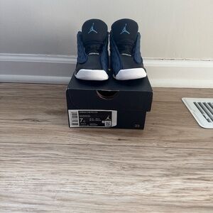 Jordan Kids Shoes in Black and Blue